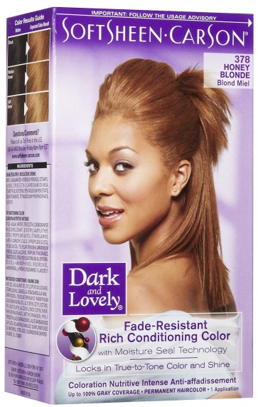 Dark & Lovely Hair Colour / Kleurspoeling shampoo Ladies Honey Blonde(378) 