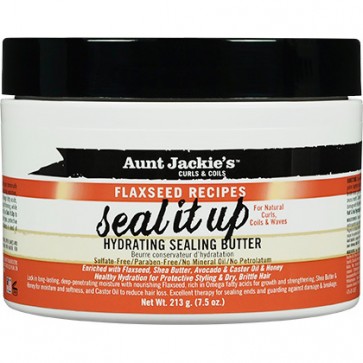 Aunt Jackie's's Flaxseed Recipes Seal It Up Hydrating Sealing Butter 7.5 Oz