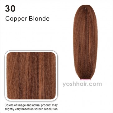 Jumbo braid Kanekalon 46 inch #30 copper blonde