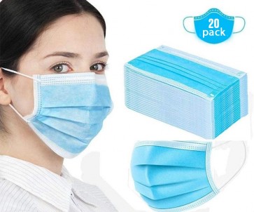 Mondmasker chirugisch 20 stuks