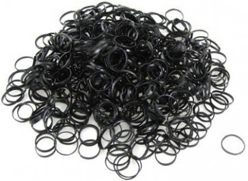 Rubber Bands Elastiekjes Black 300pcs