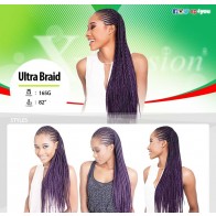 X-pression ultra braid kleur 1 black