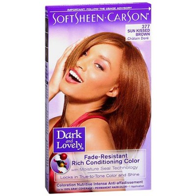 Dark & Lovely Hair Colour / Kleurspoeling shampoo Ladies Sunkissed Brown(377)