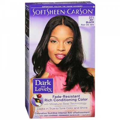 Dark & Lovely Hair Colour / Kleurspoeling shampoo Ladies Jet Black (371) 