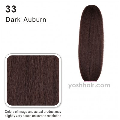Jumbo braid Kanekalon 46 inch #33 Dark Auburn