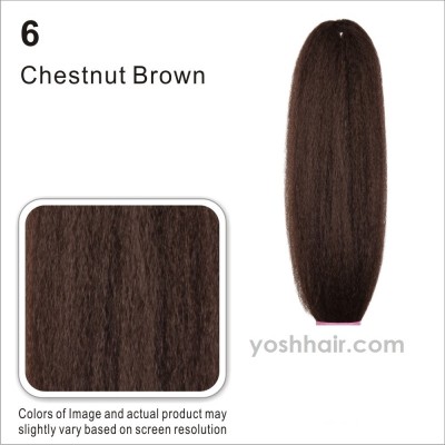 Jumbo braid Kanekalon 46 inch #6 chestnut brown