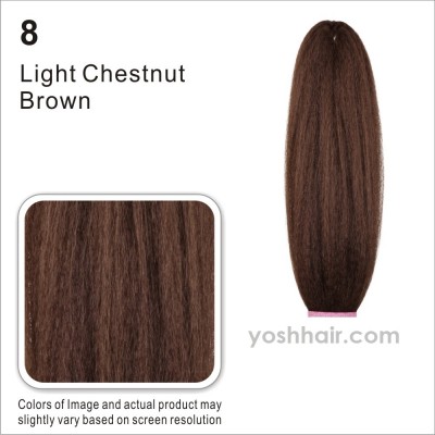 Jumbo braid Kanekalon 46 inch #8 chestnut brown