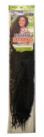 2X HAVANA MAMBO TWIST BRAID 24 Inch #1 Black